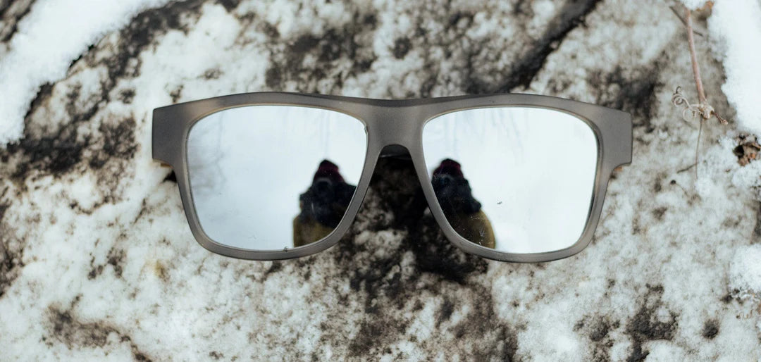 CAMP Cliff Sunglasses - Matte Perl Grey/Walnut