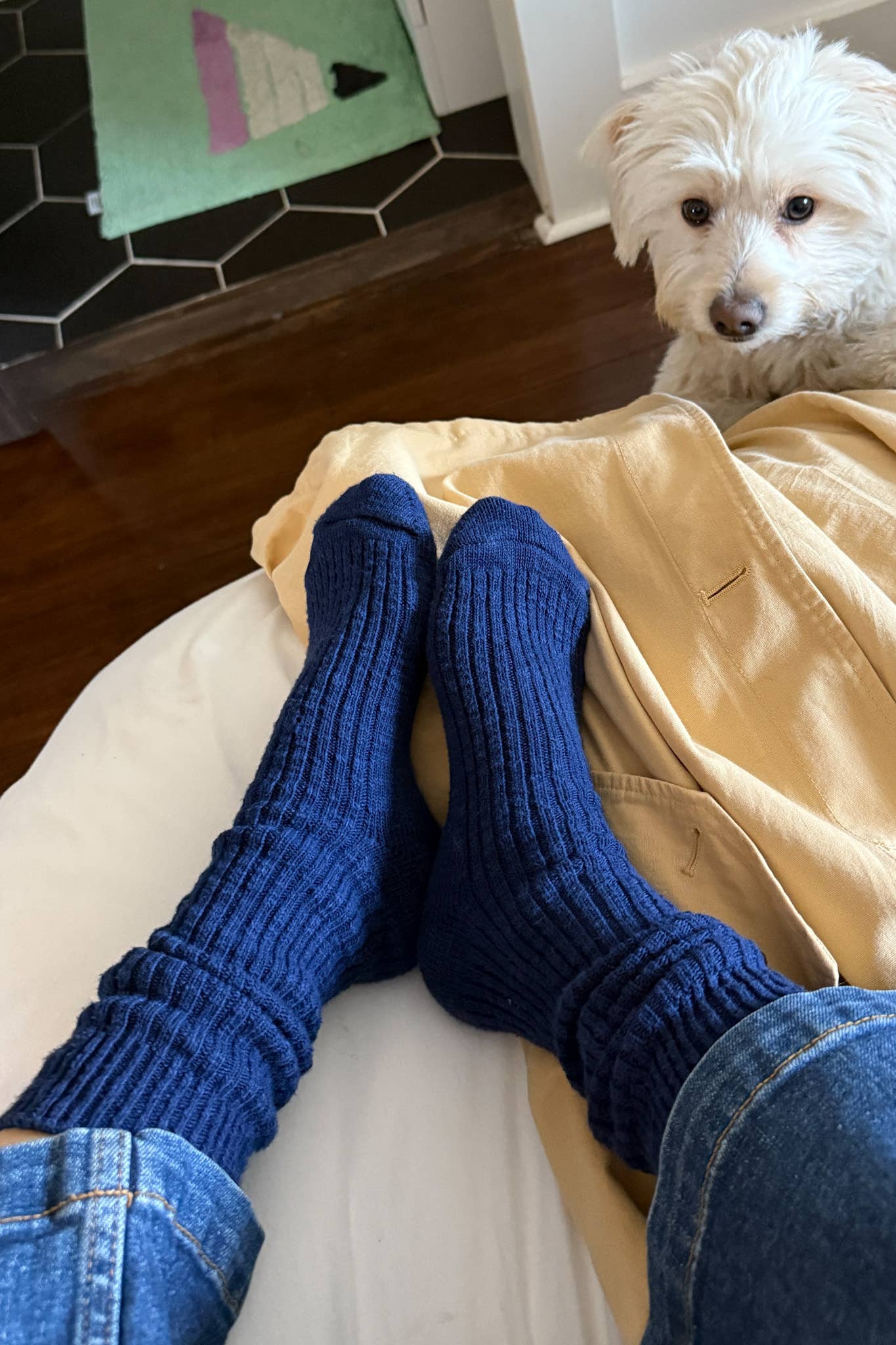Cottage Socks: Ht.Grey