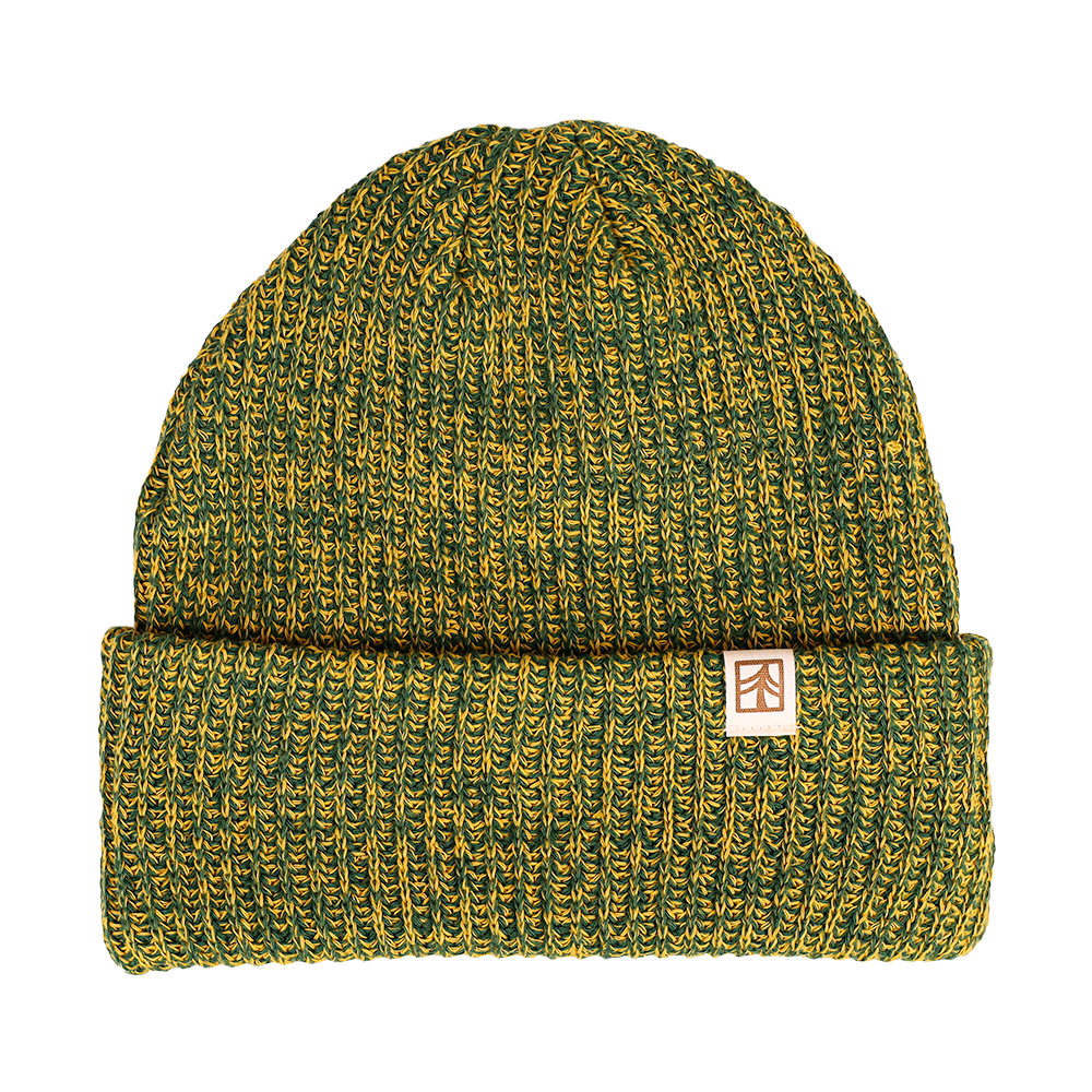 Rustek Collective - Rustek 100% Organic Cotton Beanie: Green