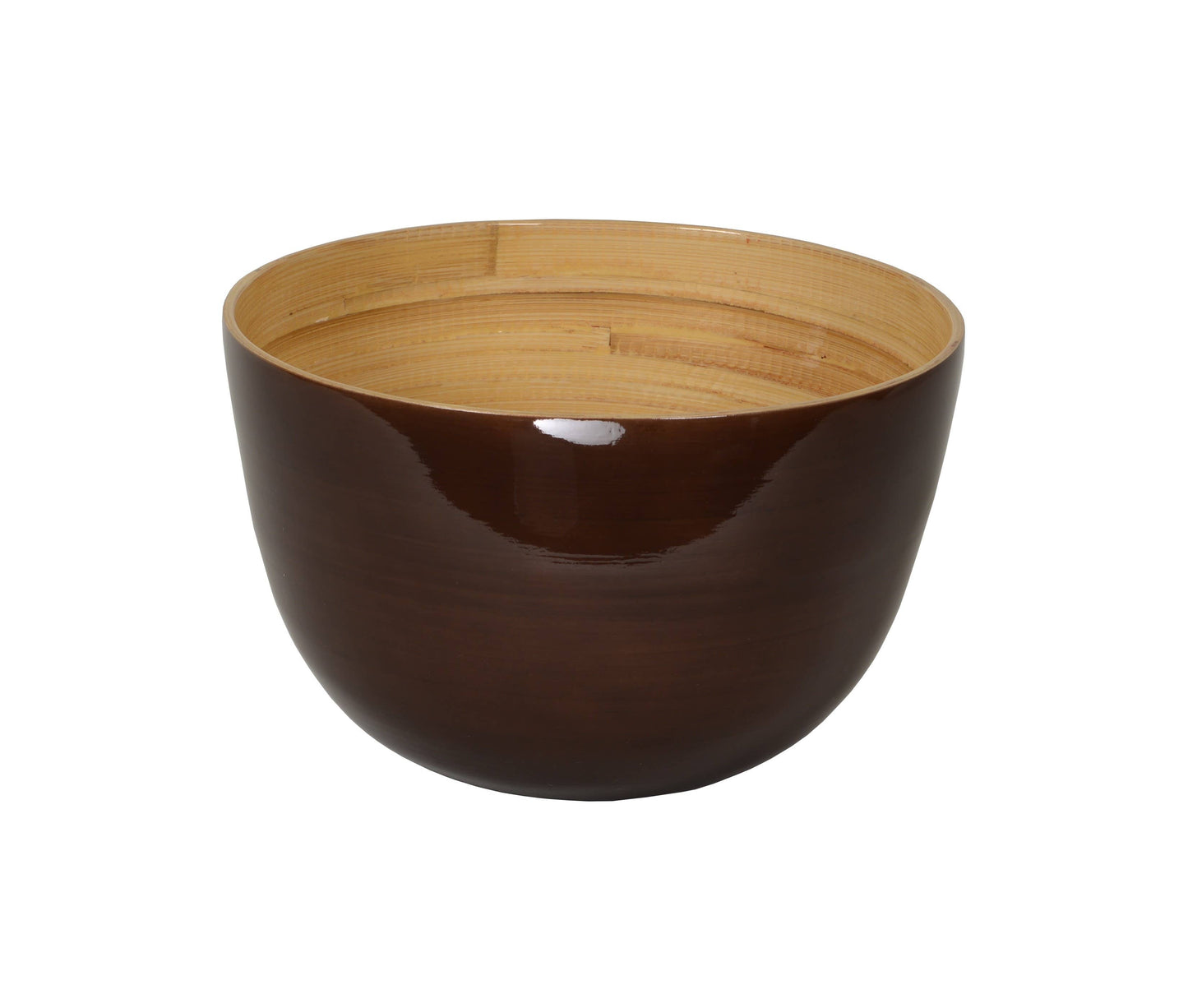Bamboo Serving Bowl: Blackberry