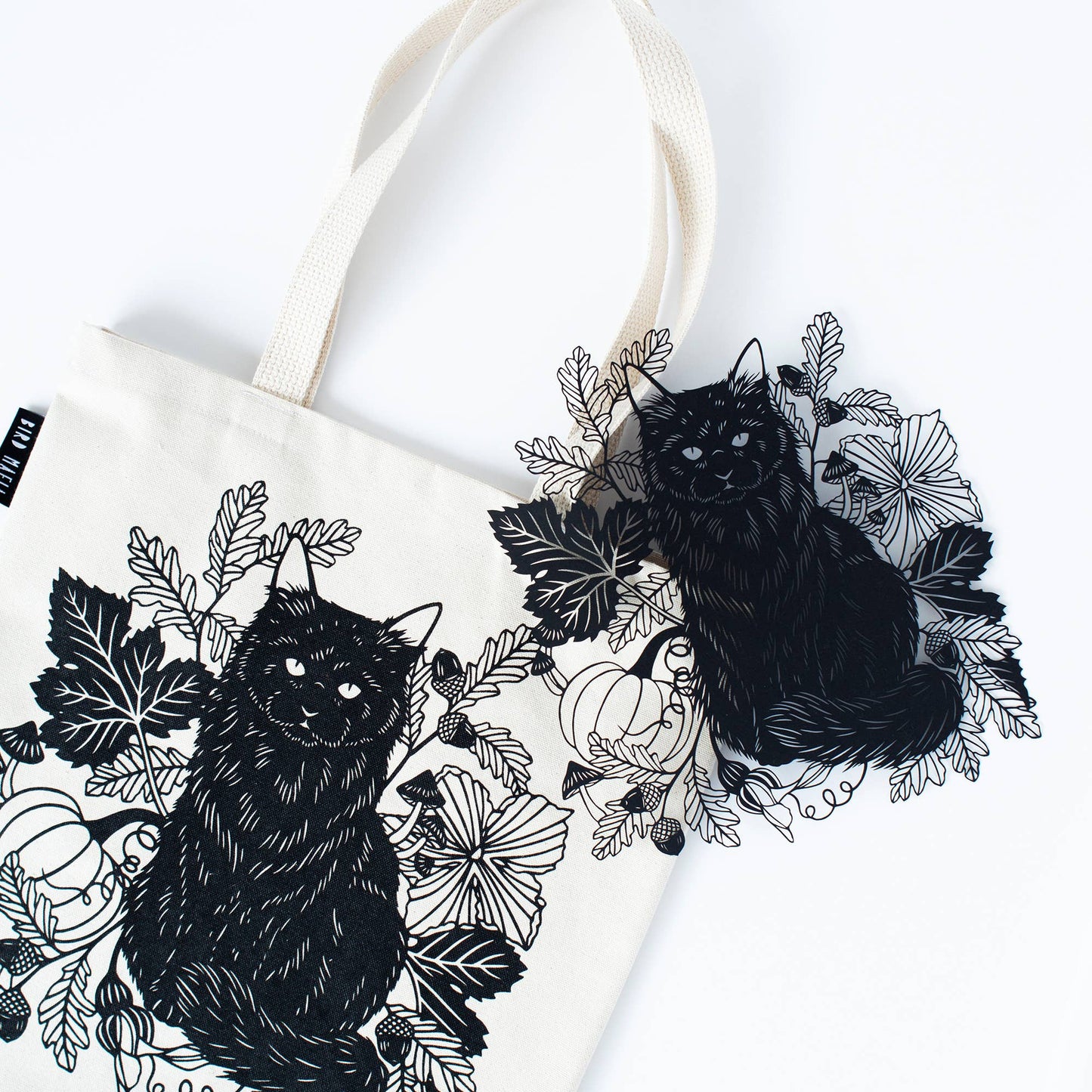 Cat tote bag