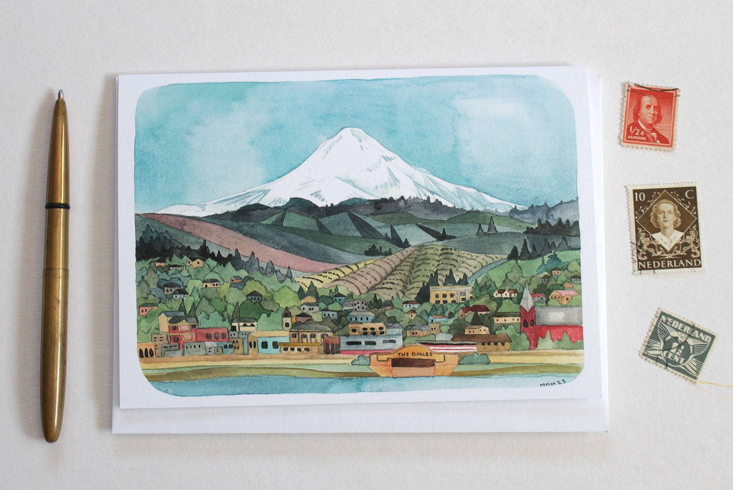 The Dalles Blank Greeting Card