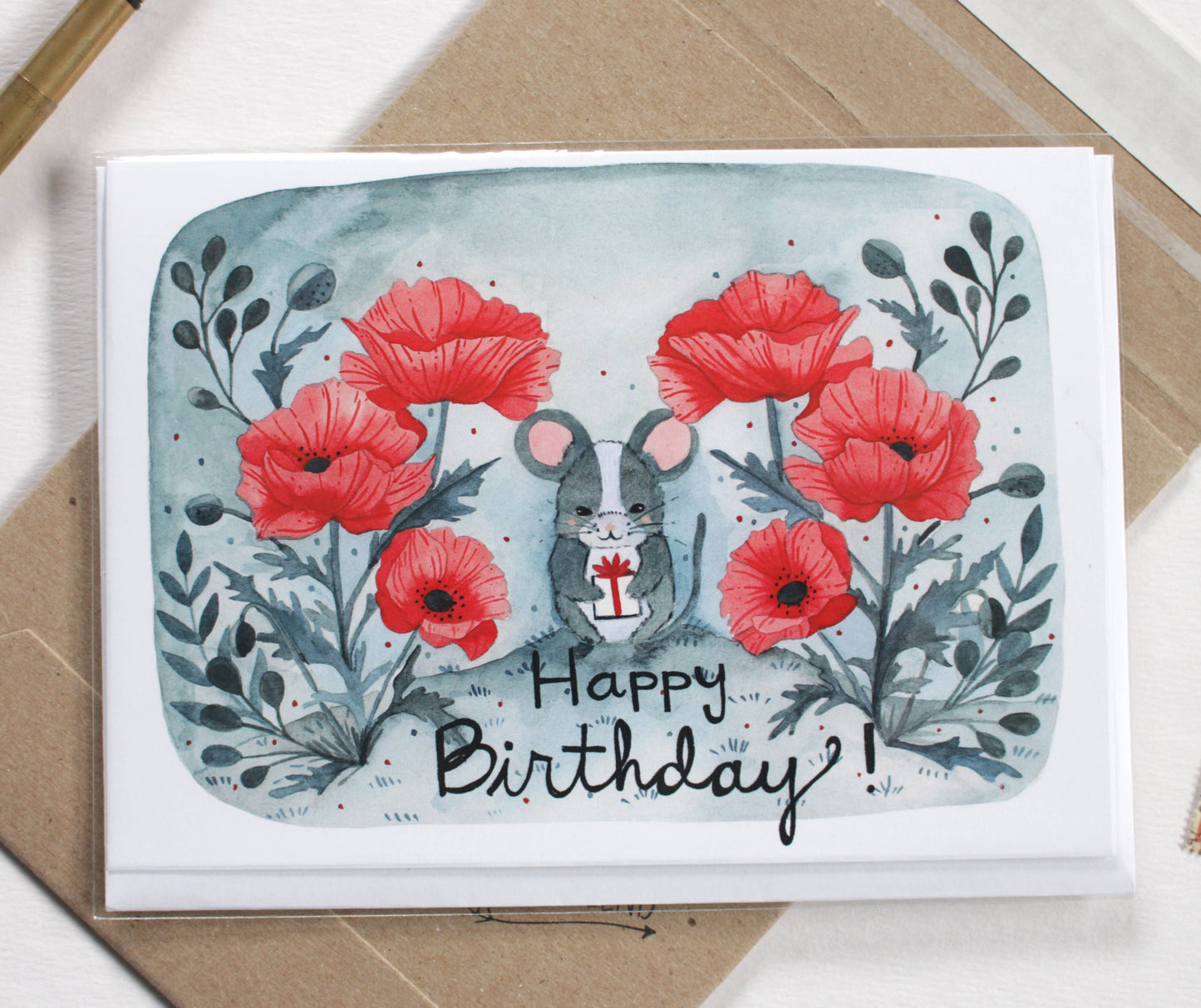 Birthday Card - Little Mouse