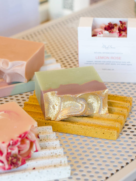 various colorful bar soaps - shop Mad Sass Soap at Poppy & Hawk