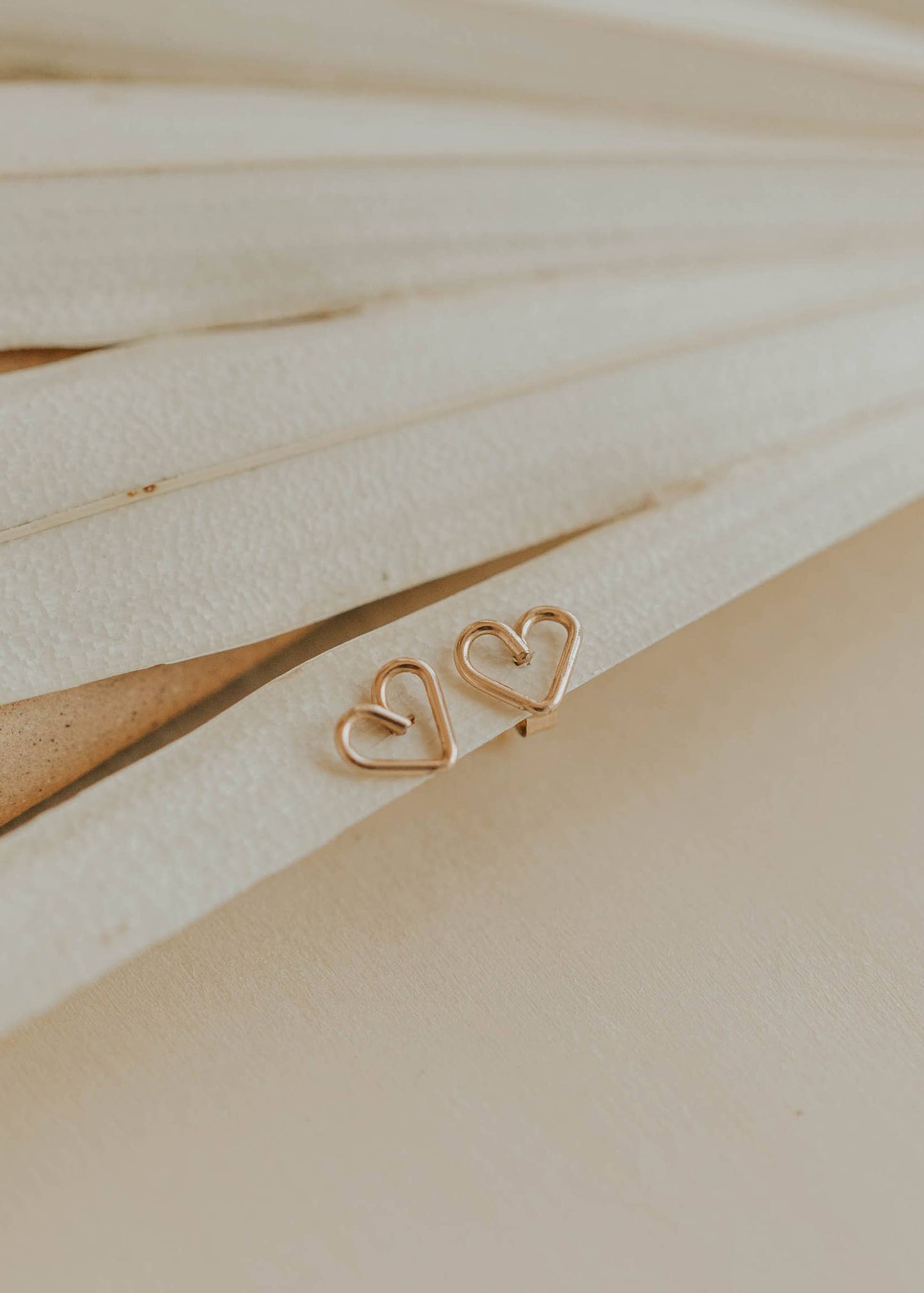 Open Heart Posts | 14kt Gold Fill