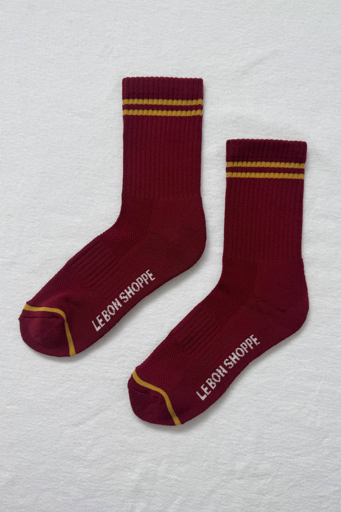 Boyfriend Socks: Parchment