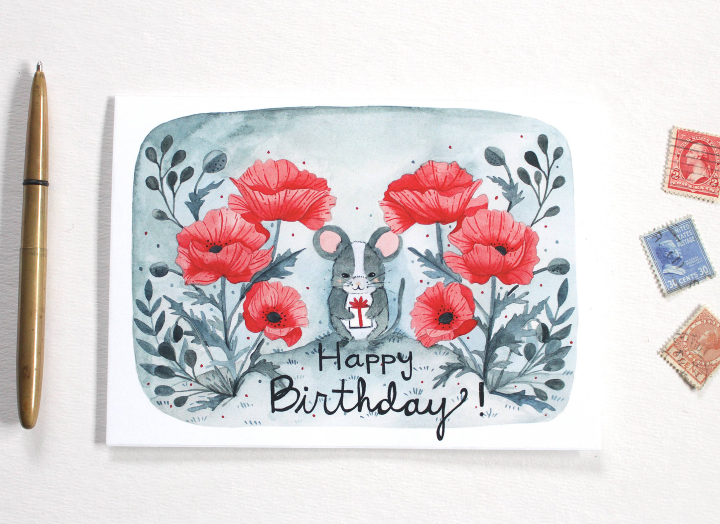 Birthday Card - Little Mouse