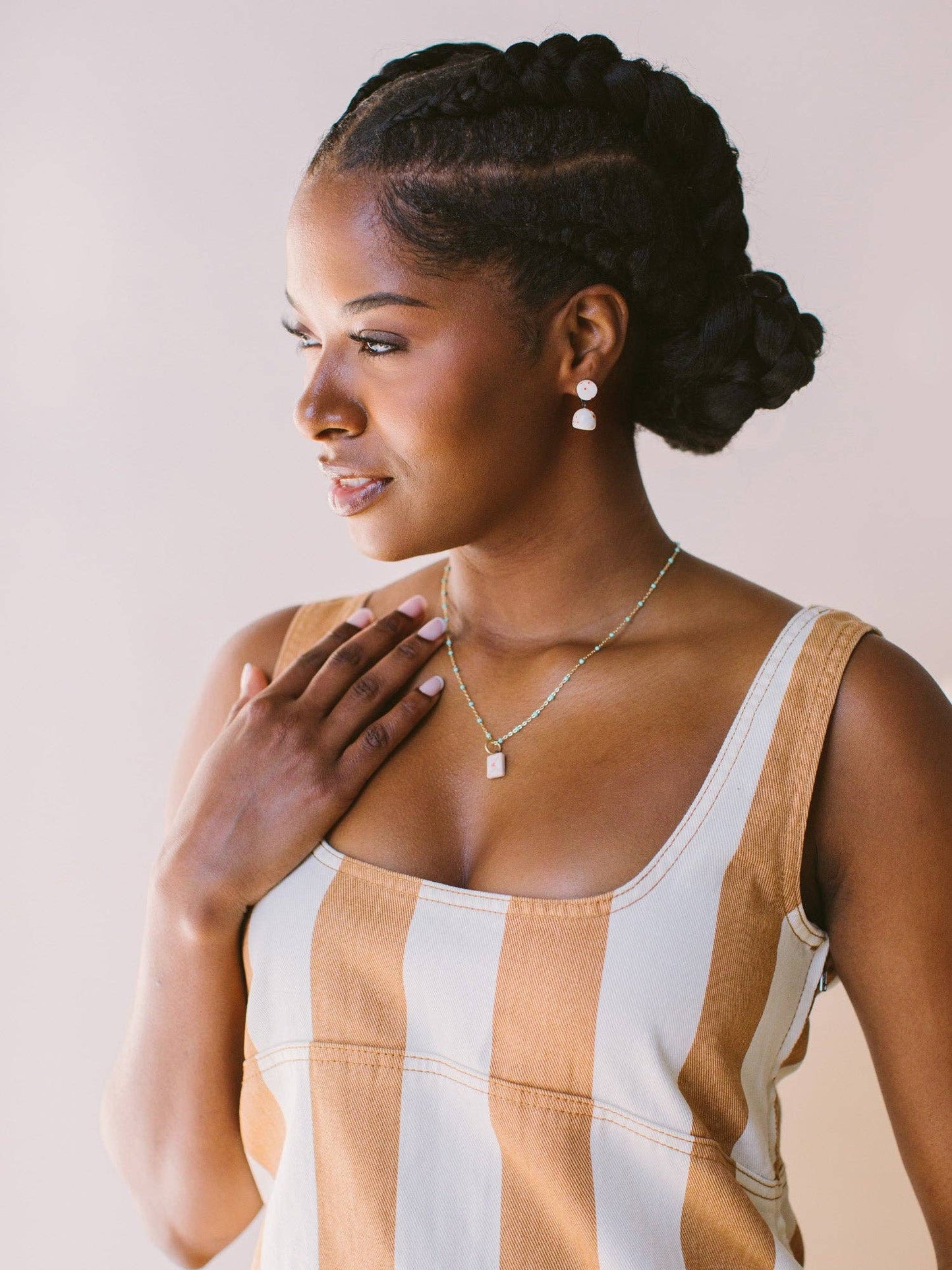 Belle Buoy Earrings: Pink Blossom