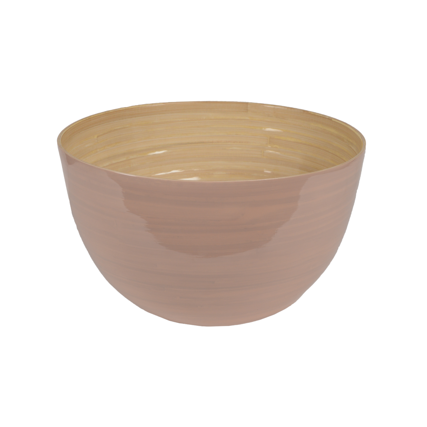 Bamboo Serving Bowl: White