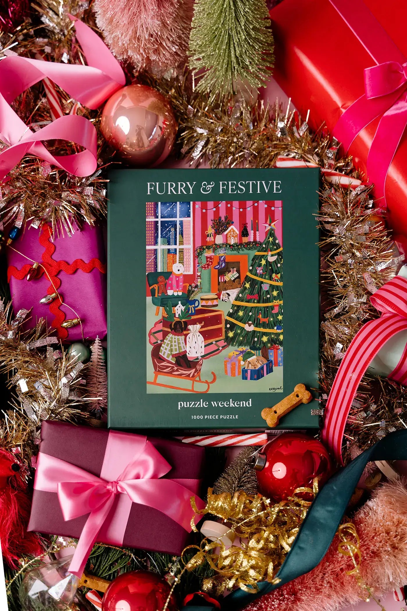 Furry & Festive 1000 Piece Jigsaw Puzzle