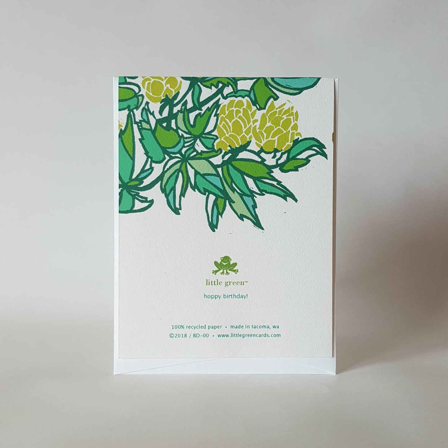 Hoppy Birthday Beer Hops Greeting Card