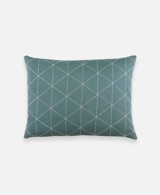 Small Graph Throw Pillow: Spruce
