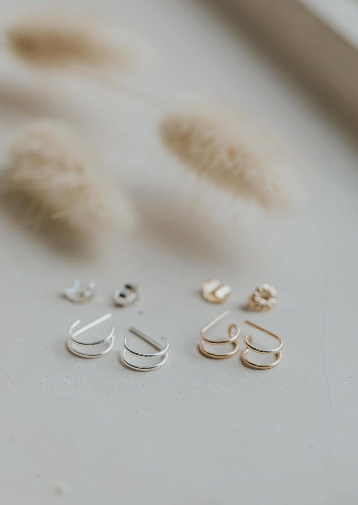 Double Up Posts | 8MM / 14kt Gold Fill