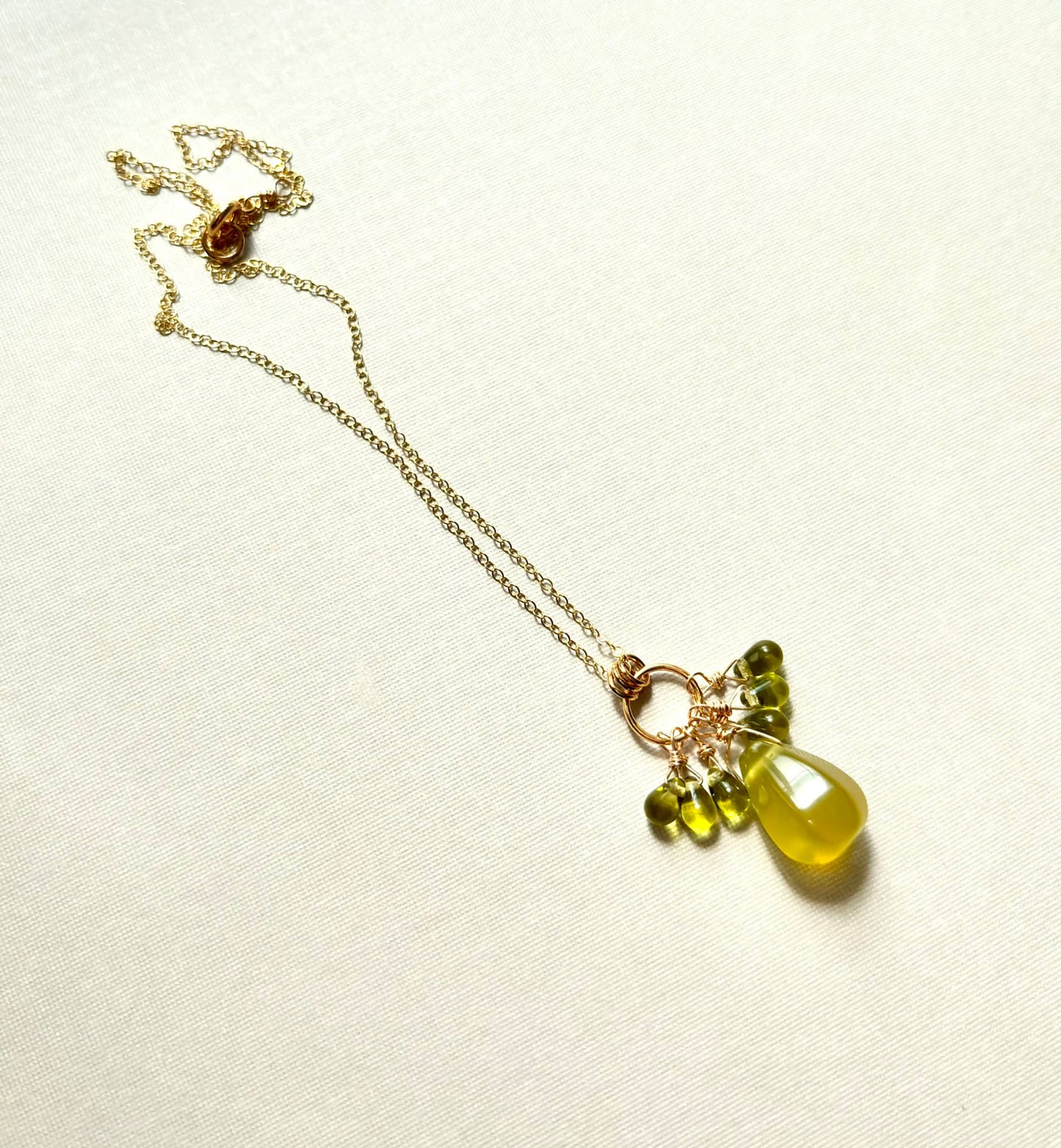 Korean Jade Necklace | GF 17”