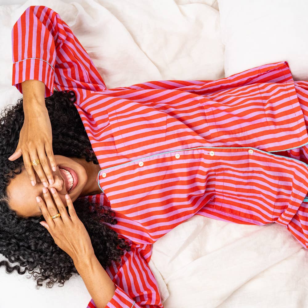 Bonnie Pajama Set: Lavender & Poppy