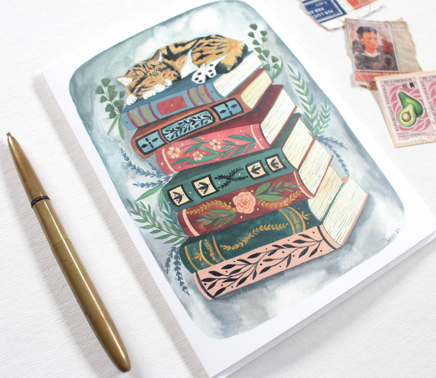 Cozy Cat Nap Greeting Card