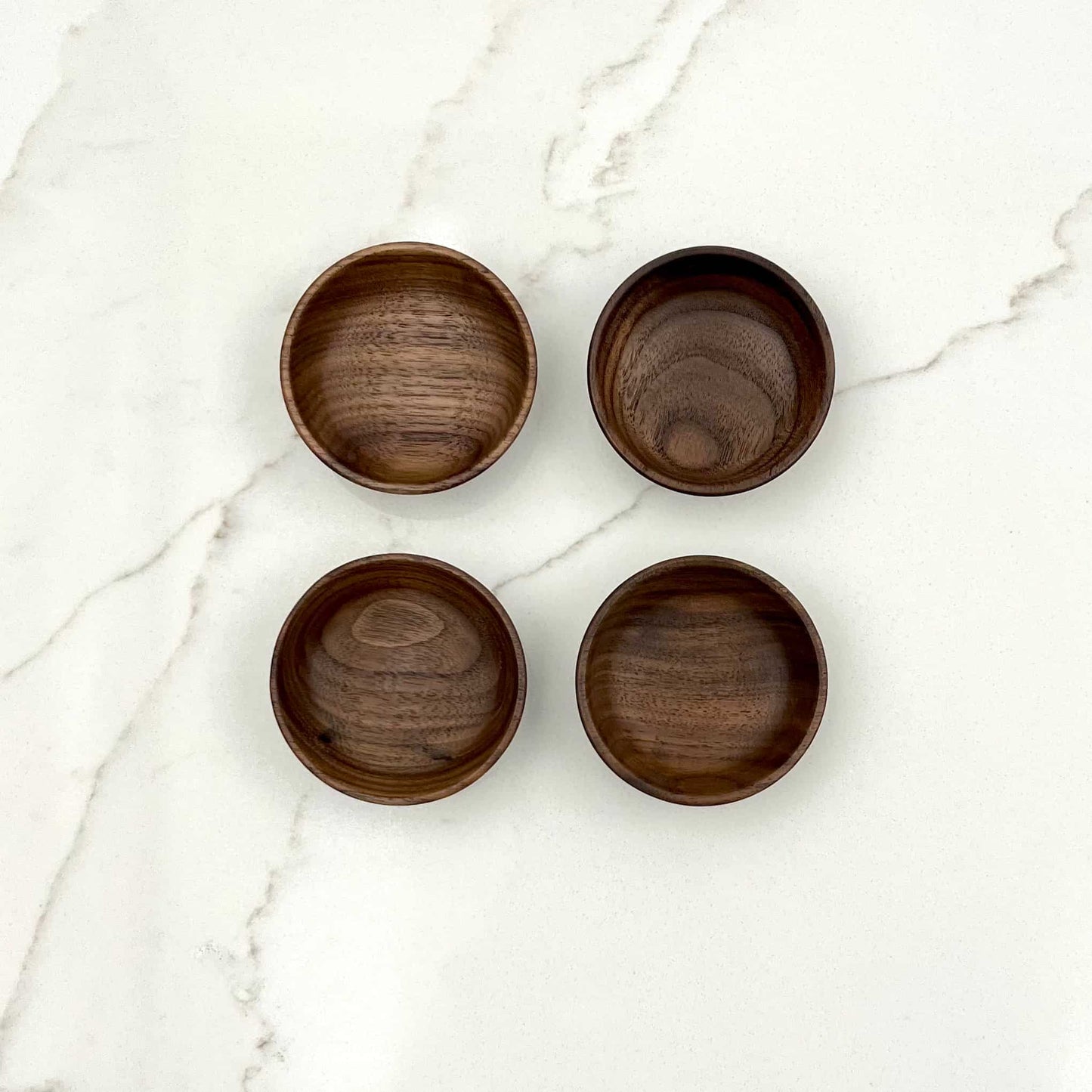 2" Walnut Wood Tiny Bowl