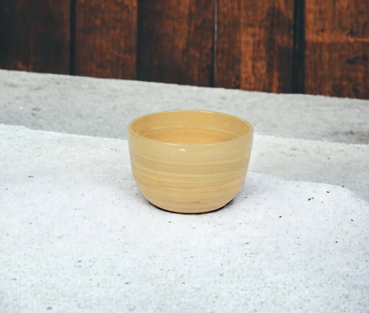 Bamboo Rice Bowl: White