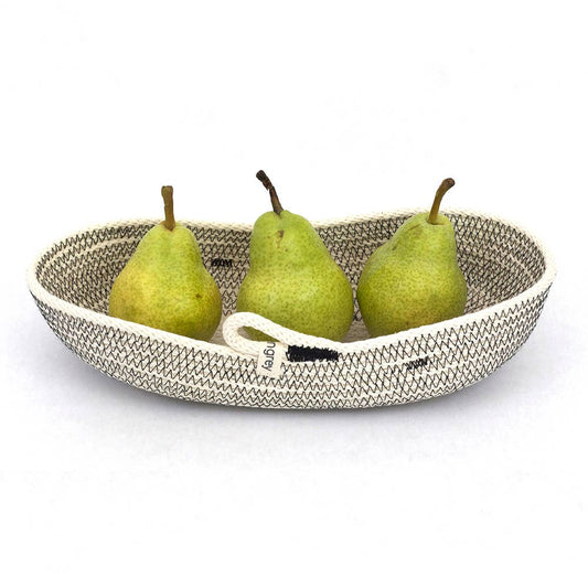 Oval Black Basket