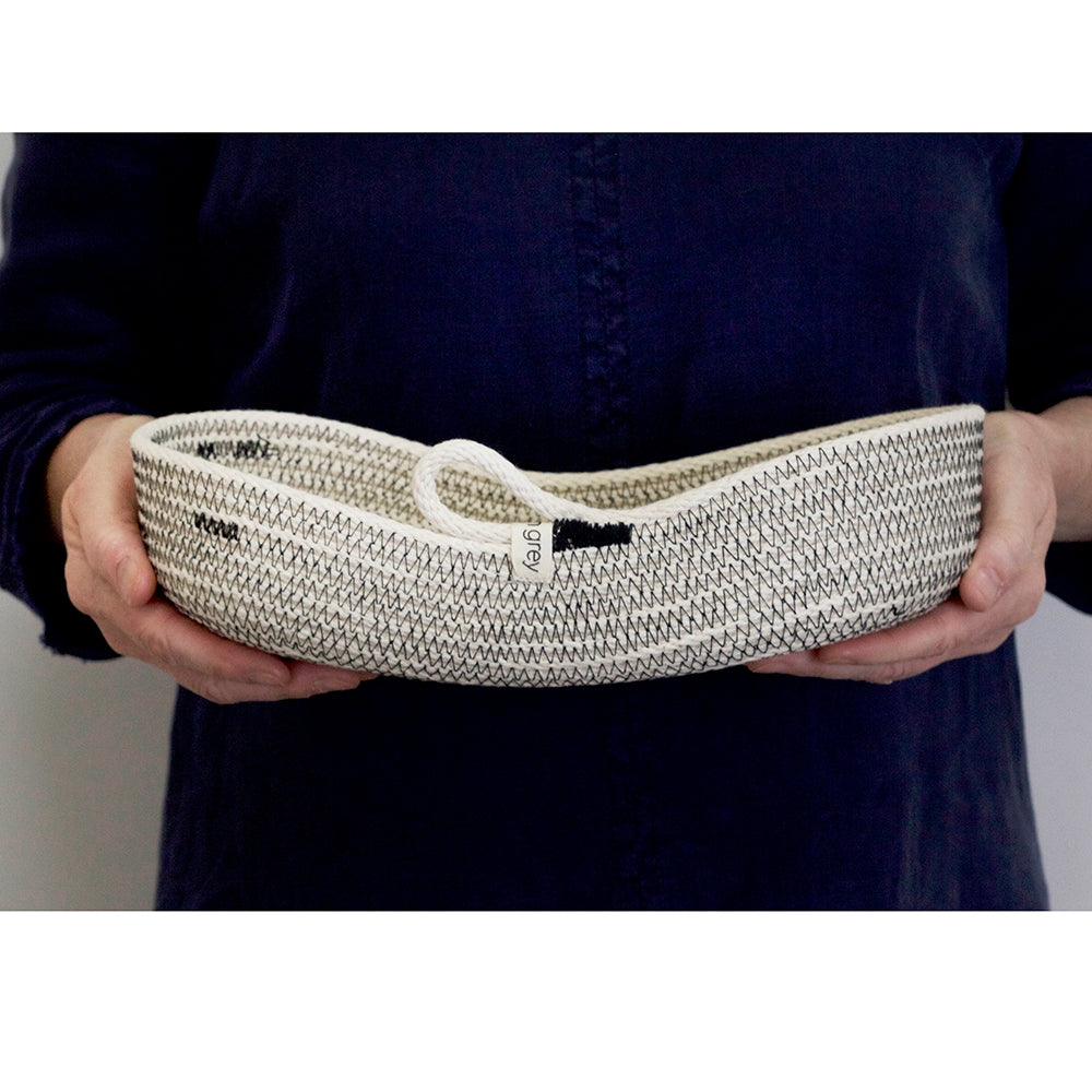 Oval Black Basket