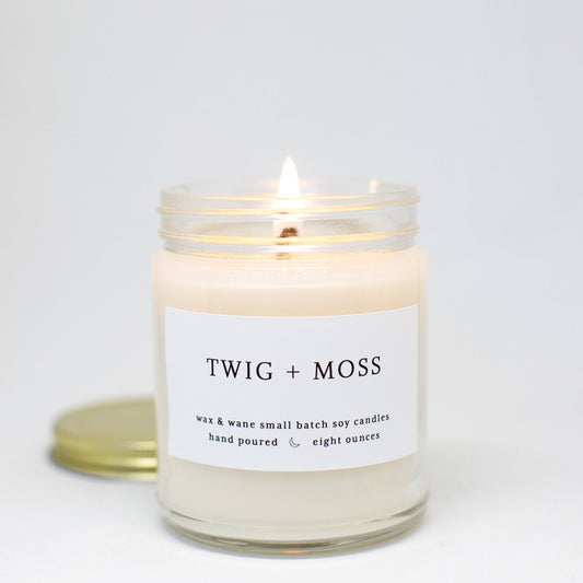 Twig and Moss Modern Soy Candle