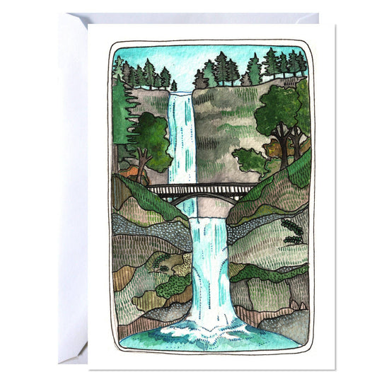 Multnomah Falls Card