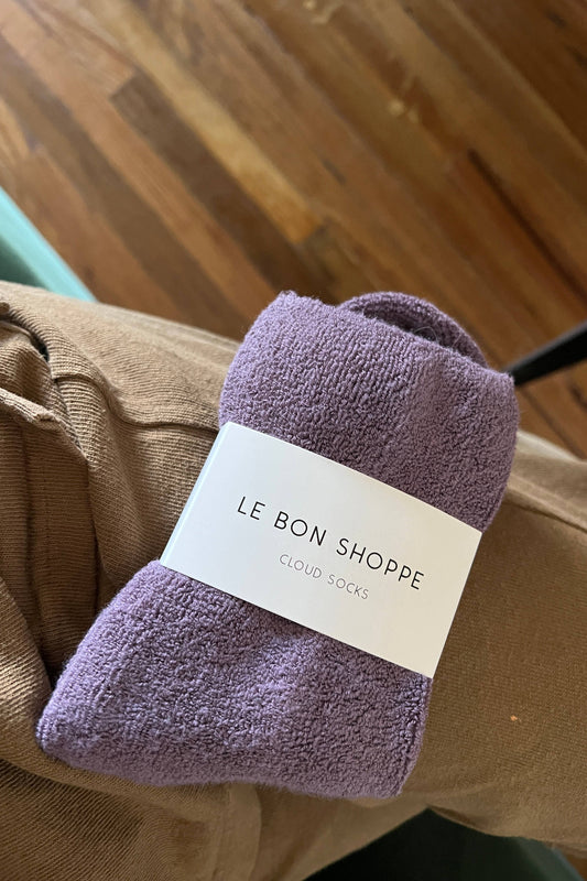 Le Bon Shoppe - Cloud Socks: Plum