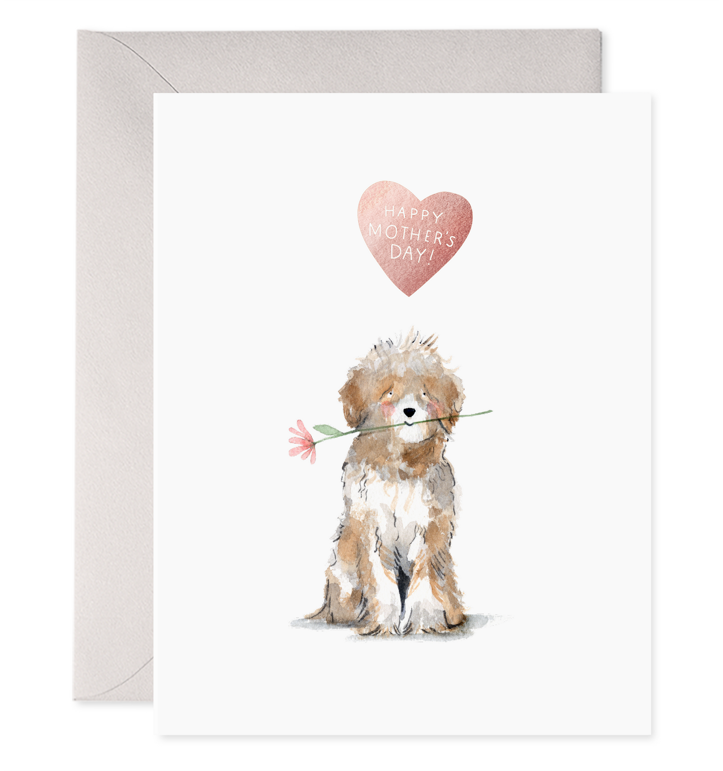 Dog Mom Greeting Card