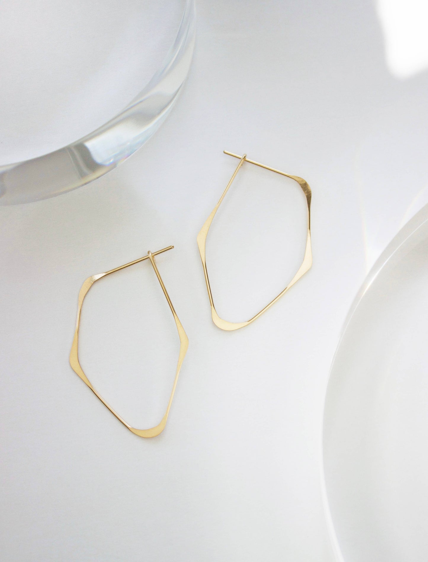 Facet Earrings 14k Gold Fill
