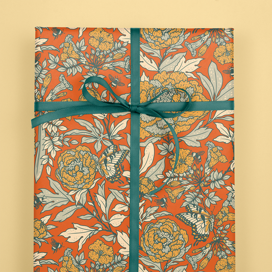 Peonies Wrapping Paper