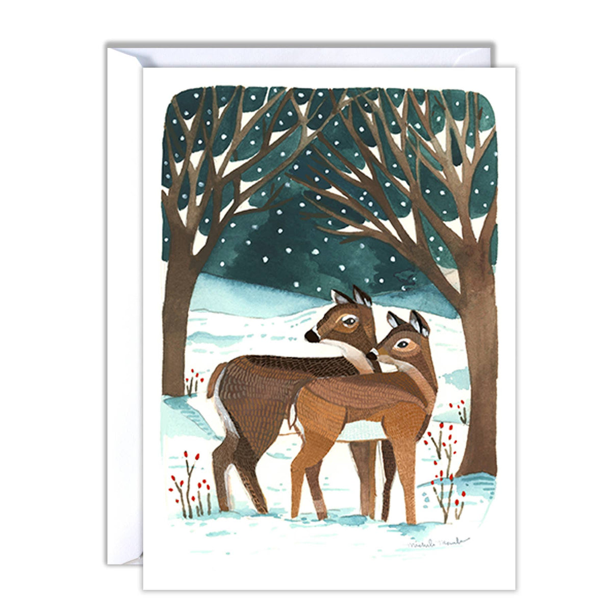 Winter Deer