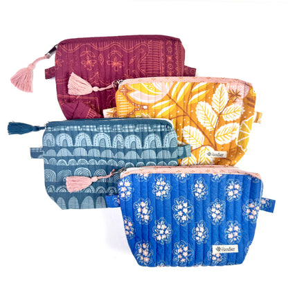 June Quilted Zipper Pouch