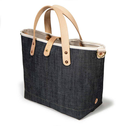 Japanese Denim Mini Tote: Indigo