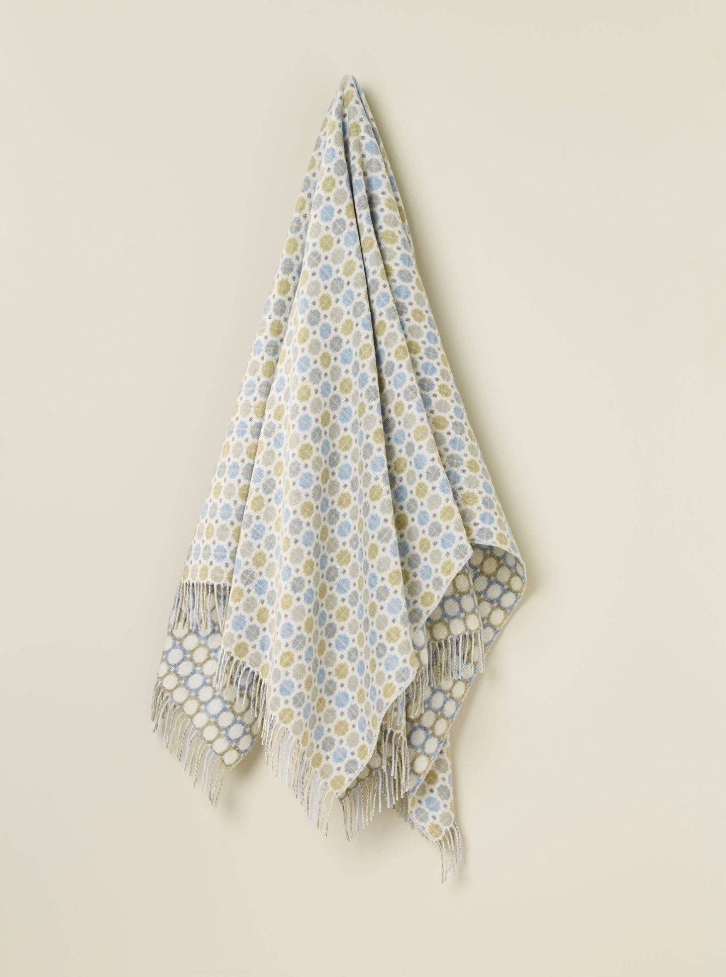 Saffron Merino Lambswool Throw- Made in England