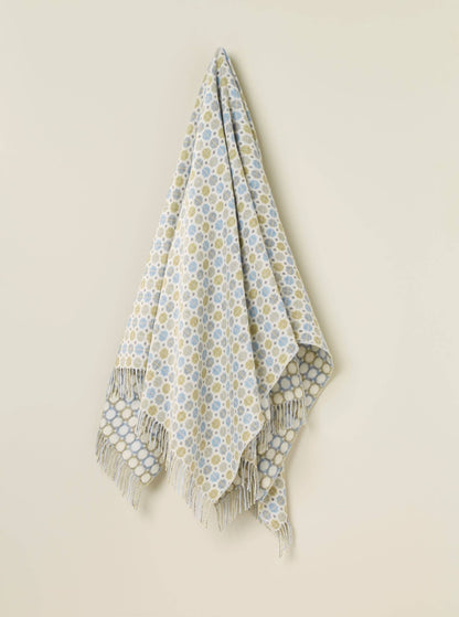 Saffron Merino Lambswool Throw- Made in England