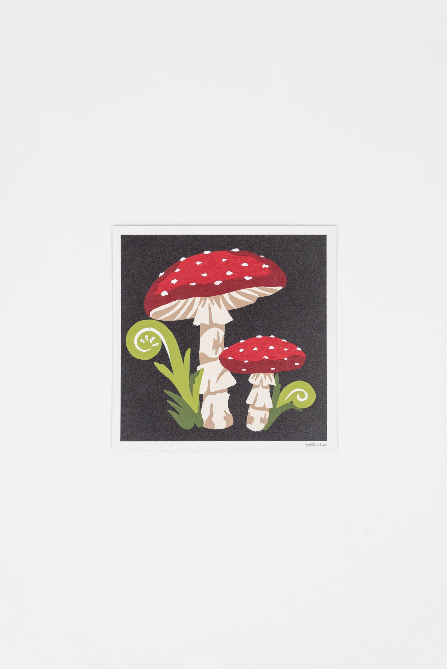 Fly Agaric Mushrooms MINI Paint-by-Number Kit