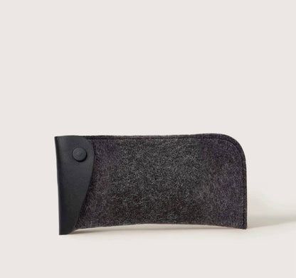 Graf Lantz - Anzen Merino Wool Eyeglass Sleeve Charcoal