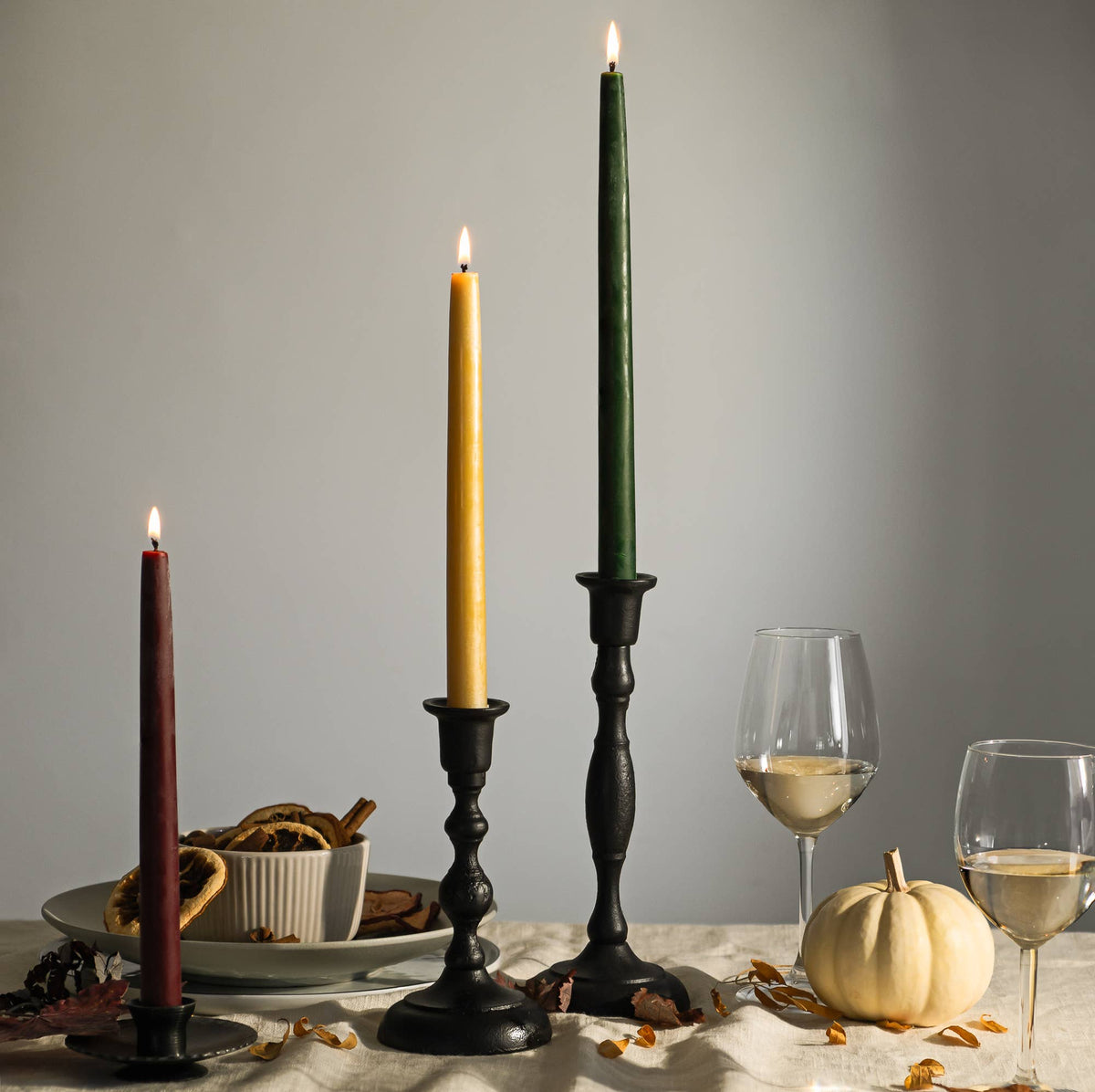 Beeswax Taper Candles – Natural / 12"