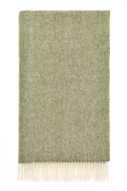 Herringbone 100% British Wool: Camel