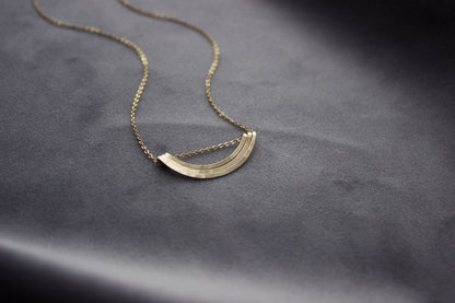 Rainbow, Delicate Necklace 14K Gold Fill