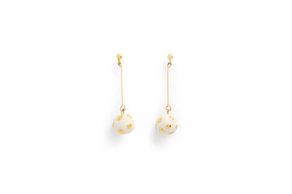 Porcelain Polka Dot Swing Drops