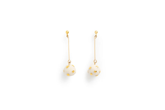 Porcelain Polka Dot Swing Drops