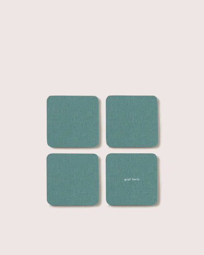 Spruce: Merino Wool Square Coasters