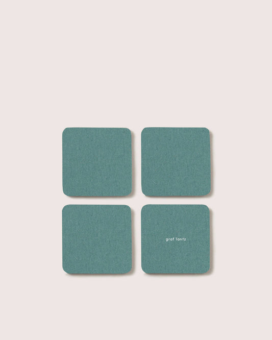 Spruce: Merino Wool Square Coasters
