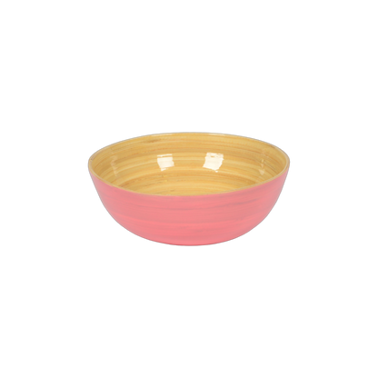 Bamboo Salad Bowl: White