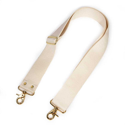 General Knot & Co. - Cotton Webbing Cross Body/ Shoulder Strap- Natural
