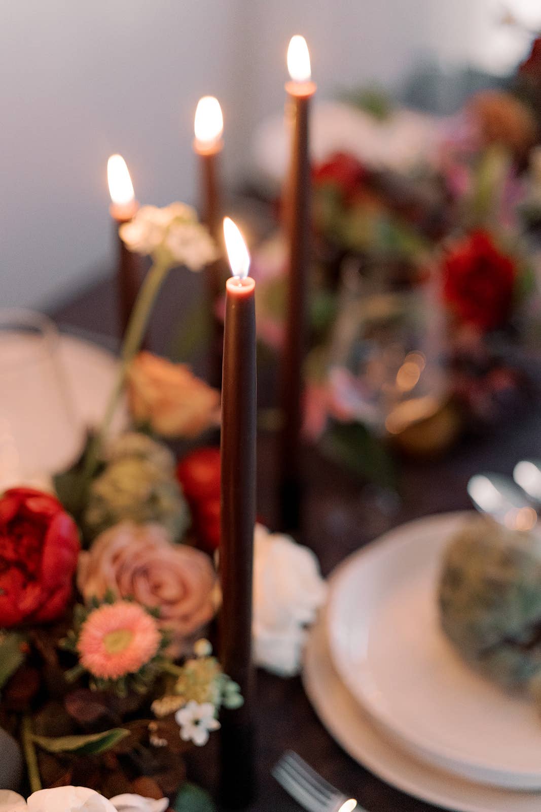 Chestnut | Dipped Beeswax Taper Candles | All Natural: 10 Inch