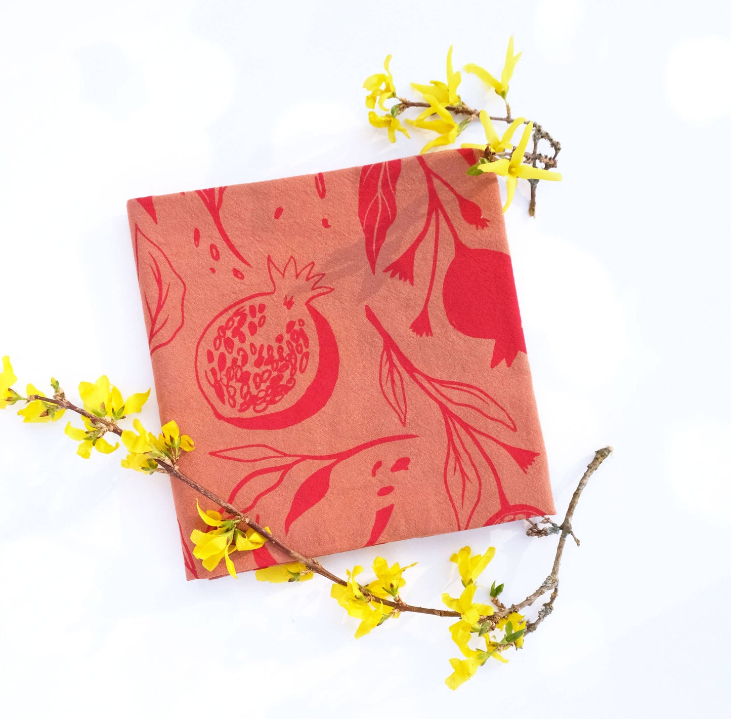 Pomegranate Cotton Tea Towel