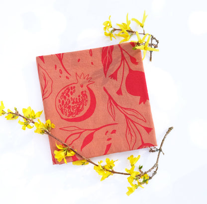 Pomegranate Cotton Tea Towel
