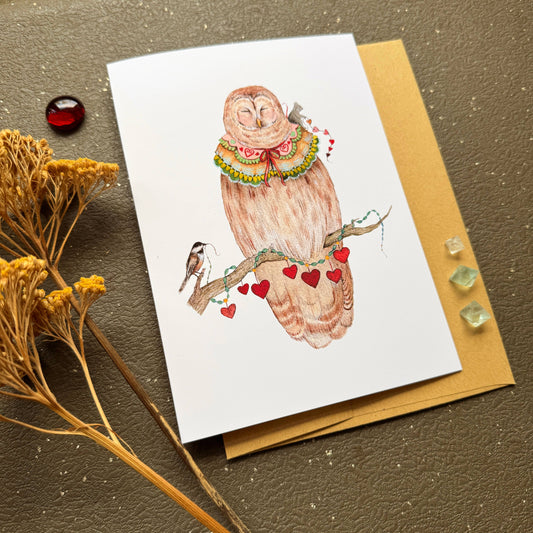 Love is a Hoot Greeting Card